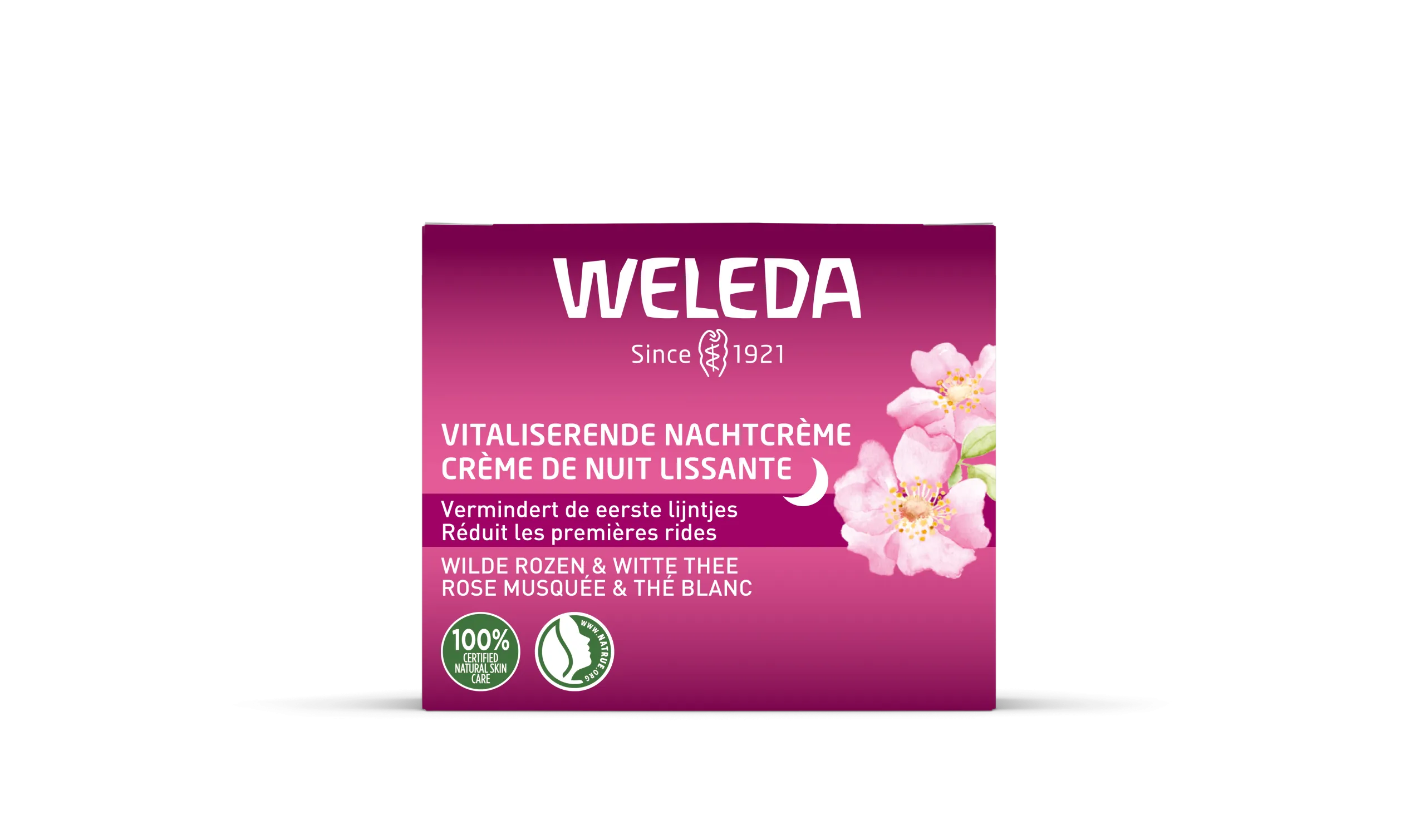 Weleda Wilde Rozen & Witte Thee Vitaliserende Nachtcreme (40 ml)