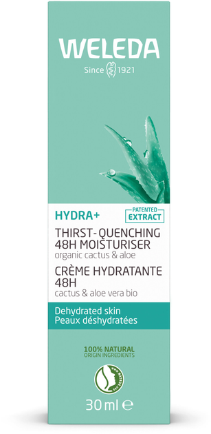 Weleda Hydra+ 48H Hydraterende Gezichtscreme (30 ml)
