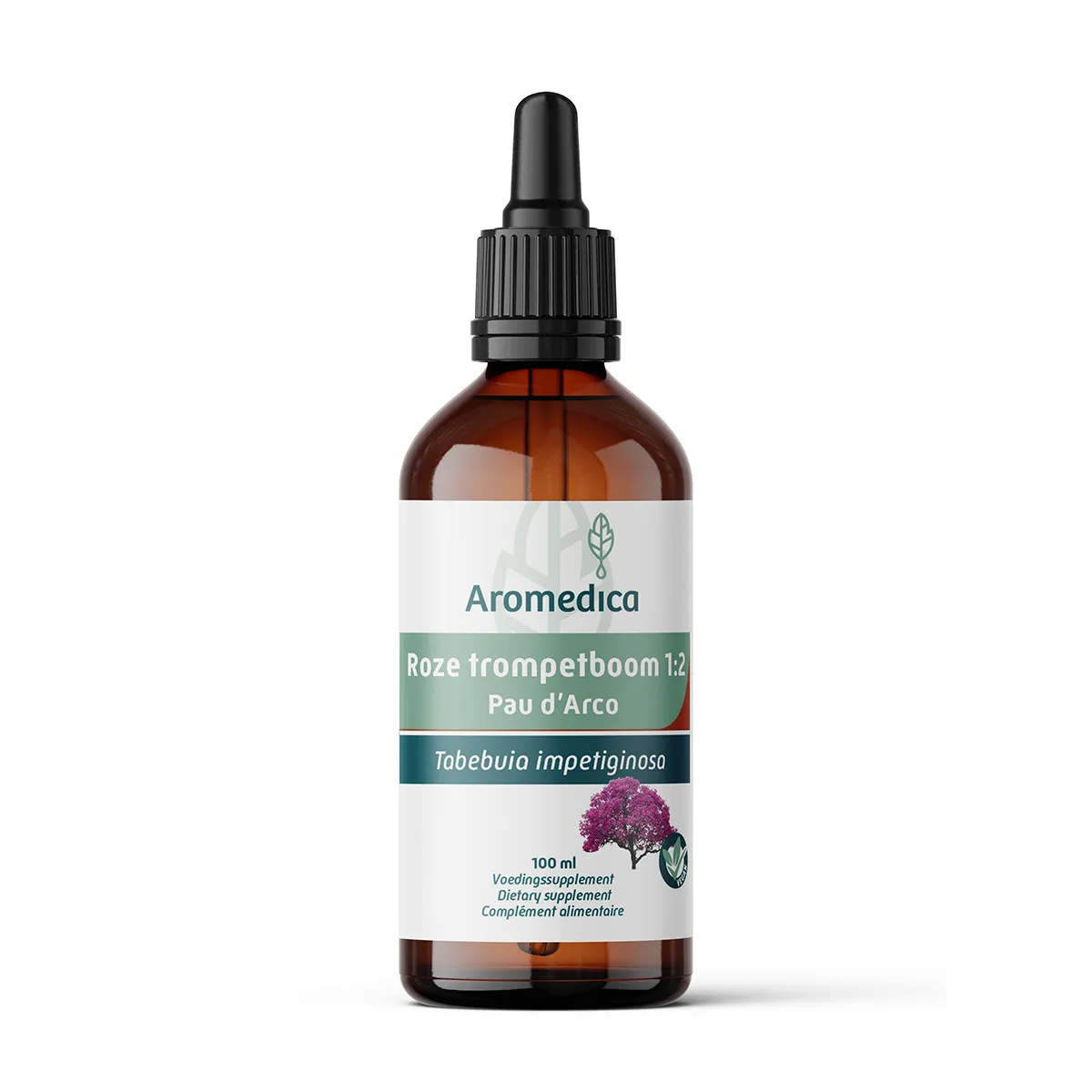 Aromedica Roze trompetboom 1:2 Pau d'Arco Tabebuia impetiginosa Bes (100 ml)