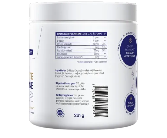 Vitakruid Elite Creatine Complex D-Ribose, Q10 & Magnesium (261 gr) - image 2