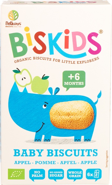 Belkorn Biscuits Babykoekjes Appel (120 gr)