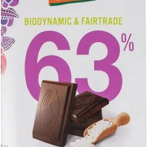 Belvas Chocolate-Bar Dark 63% With Seasalt Flower (90 gr)