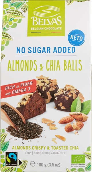 Belvas Truffels Almond Chia (100 gr)
