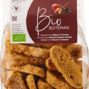 Buiteman Biscuits Olijven & Tomaat (100 gr)