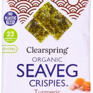 Clearspring Seaveg-Crispies Tumeric (4 gr)
