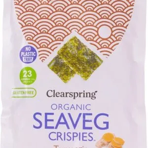 Clearspring Seaveg-Crispies Tumeric Multipack (20 gr)