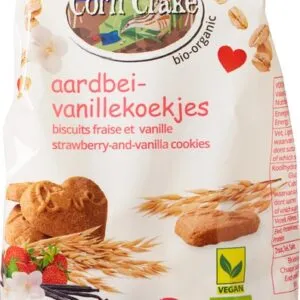 Corn Crake Koekjes Aardbei Vanille (150 gr)