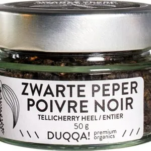 Duqqa! Zwarte-Peper Tellicherry Heel (50 gr)