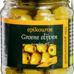 Epikouros Olijven Raw Groen Zonder Pit (100 gr)