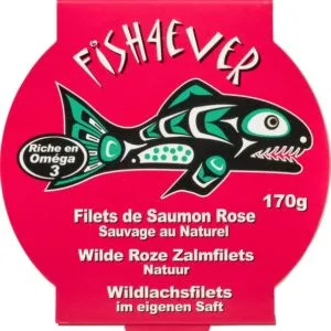Fish 4 Ever Zalm Wilde Roze, In Water (170 gr)