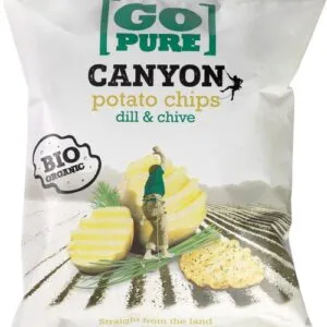 Go Pure Aardappelchips Dill-Chive Canyon (125 gr)