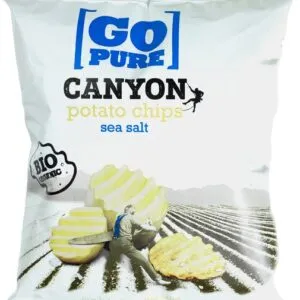 Go Pure Aardappelchips Sea Salt Canyon (125 gr)
