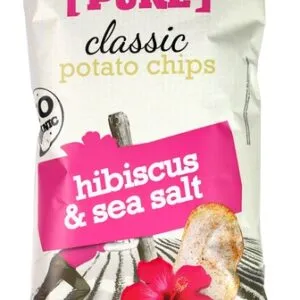 Go Pure Aardappelchips Hibiscus-Zeezout  cl)assic (125 gr)