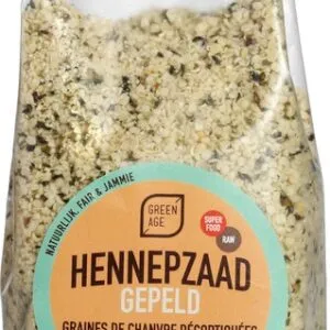 Greenage Hennepzaad Gepeld (250 gr)