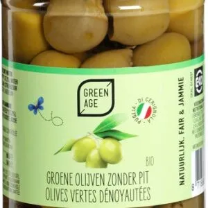 GreenAge Groene-Olijven Zonder Pit (280 gr)