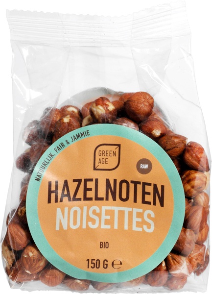Greenage Hazelnoten Raw (150 gr)