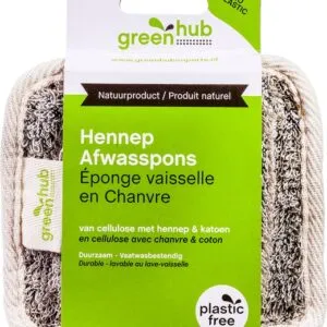 Greenhub Afwasspons Hennep (1 stuks)