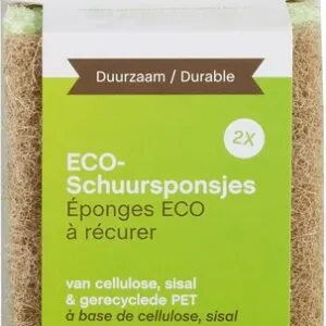 Greenhub Eco-Schuursponsjes (2 stuks)