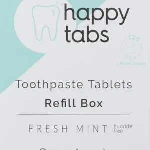 Happy Tabs Tandpastatablet Navul Mint Fluoridevrij (120 stuks)