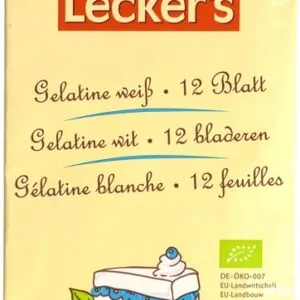 Leckers Gelatine Wit (12 stuks)