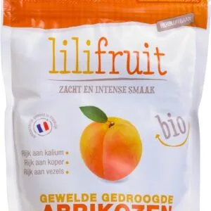 Lilifruit Abrikozen Geweld En Gedroogd (150 gr)