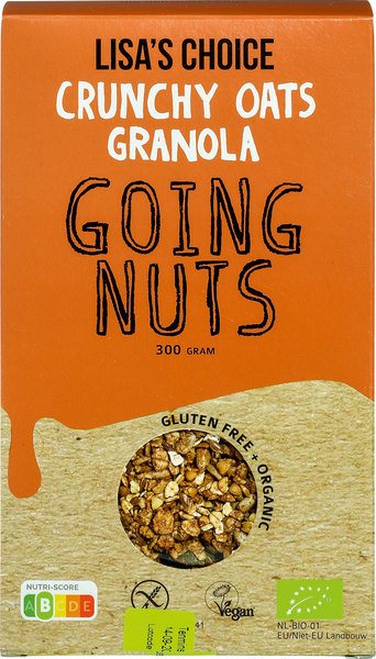 Lisa's Choice Granola Going Nuts Glutenvrij (300 gr)