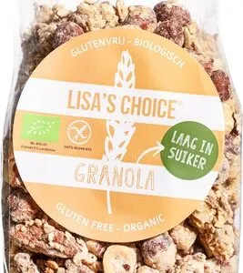 Lisa's Choice Granola Laag In Suiker Glutenvrij (300 gr)