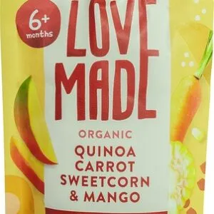 Lovemade Knijpzakje Quinoa Wortel Mais (100 gr)