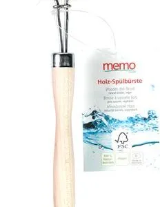 Memo Afwasborstel Hout (1 stuks)