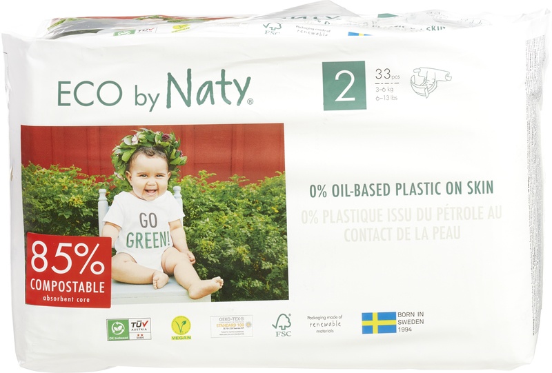 Naty Luiers 2 Mini 3-6 Kg (33 stuks)