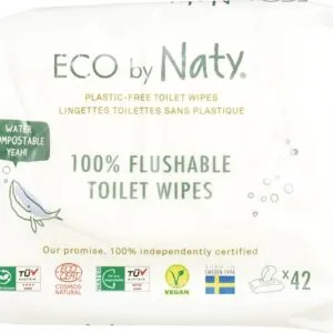 Naty Billendoekjes 100% Doorspoelbaar (42 stuks)