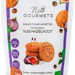 Neogourmets Zandkoekjes Vijg Hazelnoot (100 gr)