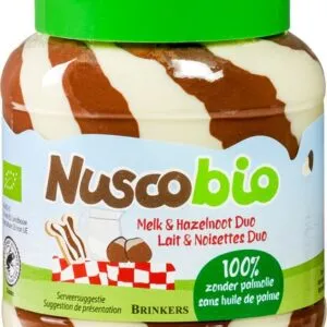 Nuscobio Hazelnootpasta Duo (400 gr)