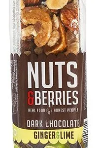 Nuts & Berries Notenreep Dark Choc Gember (40 gr)
