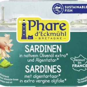 Phare d'Eckmühl Sardines Met Algentartaar In Olijfolie (135 gr)