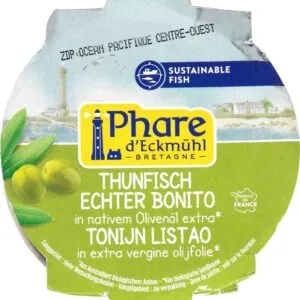 Phare d'Eckmühl Tonijn Listao In Olijfolie (160 gr)