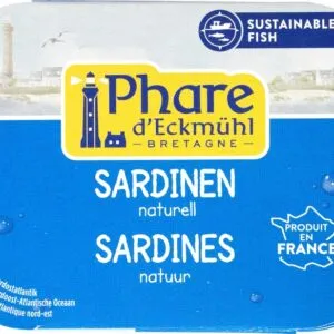 Phare d'Eckmühl Sardientjes Naturel (135 gr)