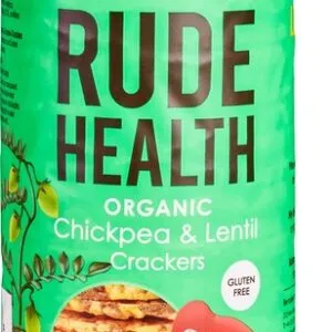 Rude Health Crackers Kikkererwten-Linzen (120 gr)