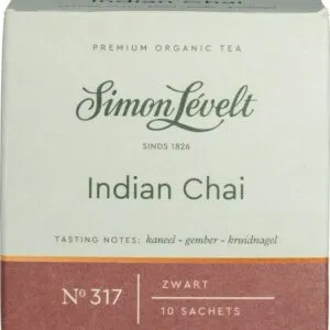 Simon Levelt Zwarte-Thee Indian Chai (10 zakjes)