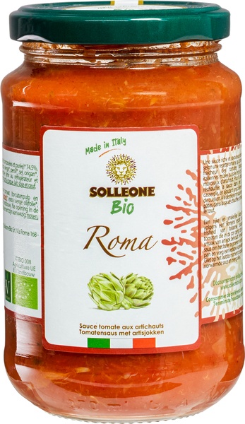 Solleone Pastasaus Met Artisjokken (340 gr)