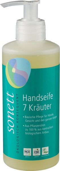 Sonett Handzeep 7 Kruiden (300 ml)