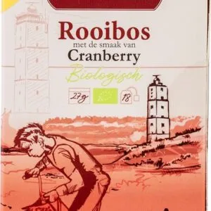 Terschellinger Rooibosthee Cranberry (18 zakjes)