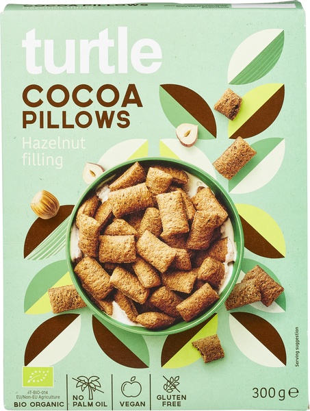 Turtle Cacaopillow Hazelnut (300 gr)