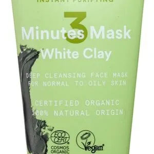 Urtekram Gezichtsmasker Zuiverend Met Witte Klei (75 ml)