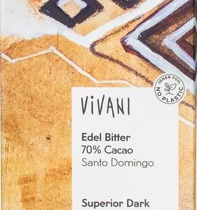 Vivani Chocolate-Bar Dark 70% (100 gr)