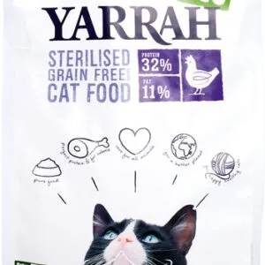 Yarrah Kattenbrokken Tarwevrij, Kip (700 gr)