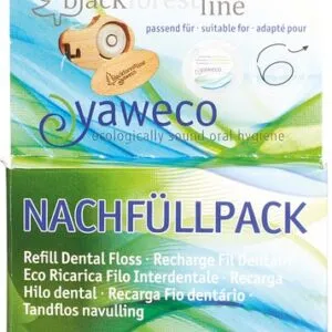 Yaweco Tandflos Zijde Met Bijenwas, Navulling (1 stuks)