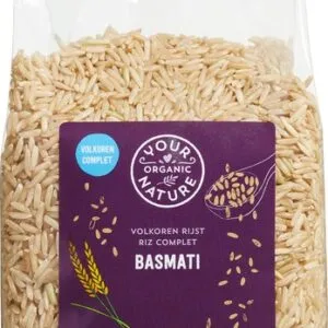 Your Organic Nature Basmatirijst Volkoren (400 gr)