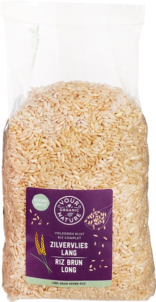 Your Organic Nature Zilvervliesrijst Lang (800 gr)