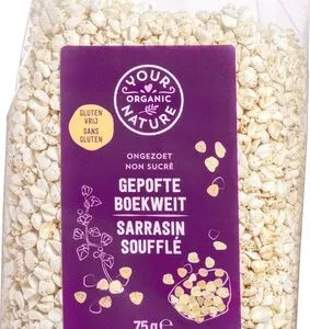 Your Organic Nature Boekweit Gepoft Ongezoet (75 gr)